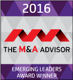 The M&A Advisor Emerging Leaders Award Winner, 2016